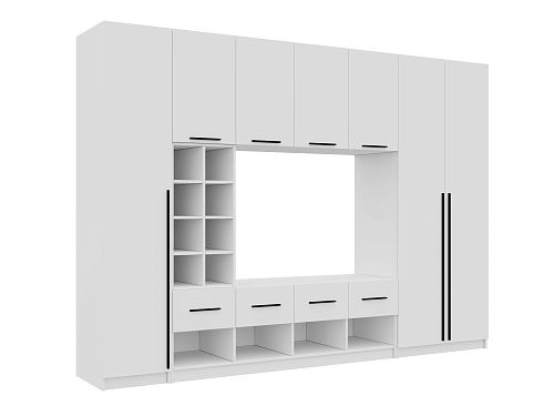 Стенка Лорена Пакс ТВ-стенка 22 Белый - фото 4