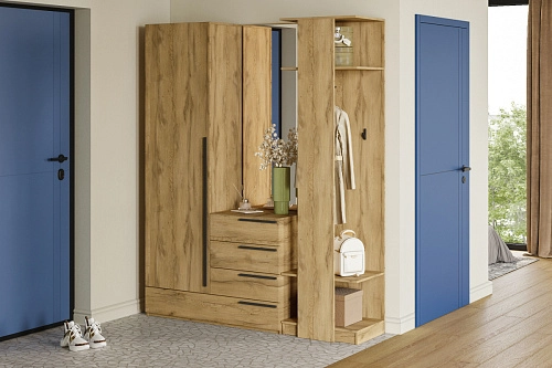 Прихожая Лорена Пакс-6 Дуб Золотистый - фото 1