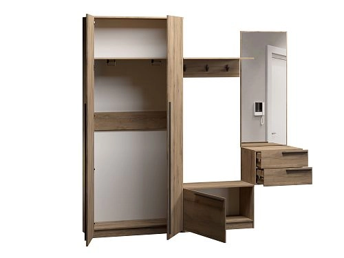 Прихожая Лорена Пакс-5 Дуб Табачный - фото 3