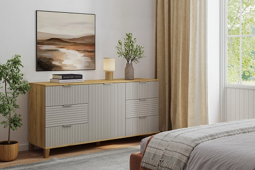 Комод Марвин 33 фрезеровка 8 Сантьяго - фото 1