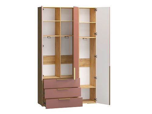Шкаф распашной Кайси МДФ-6 Шарли Терракота - фото 2