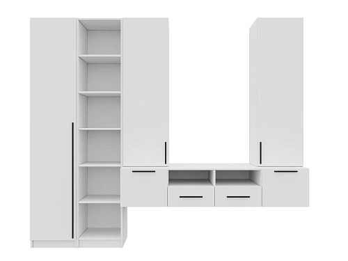 Стенка Лорена Пакс ТВ-стенка 24 Белый - фото 3