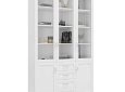 Шкаф для книг Библиограф 3.8 Квадро Белый