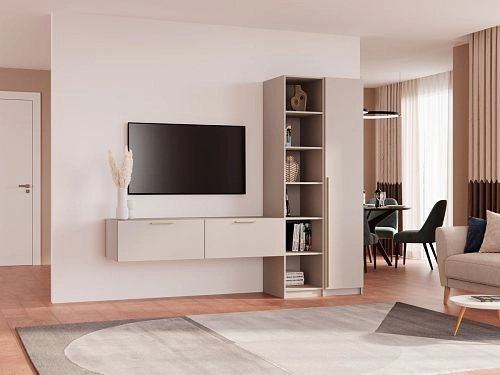 Стенка Лорена Пакс ТВ-стенка 10 Кашемир - фото 1