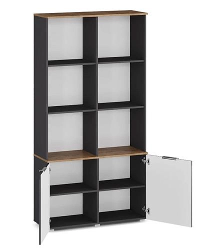 Стеллаж Салерно 2 Графит - фото 3