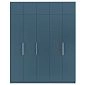 Шкаф распашной Калифорния-5 с антресолью Альби Полуночно-синий