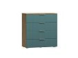 Комод Салерно 4 Аквамарин