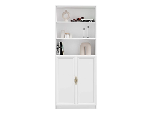 Книжный шкаф Карлос-026 Белый - фото 2