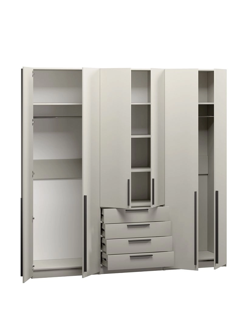 Шкаф распашной Хейсон-8 Кашемир Черный - фото 4