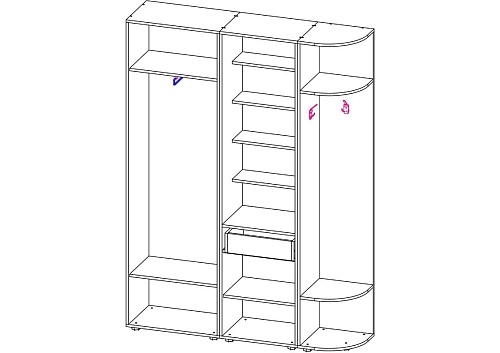 Прихожая Мебелинк 400-06 - фото 2
